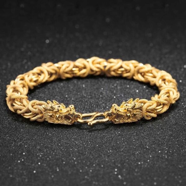 1_a66ed3ad-7436-4c6e-a8f4-e1fc65afc63c.jpg Double-Headed Golden Dragon Luck Bracelet