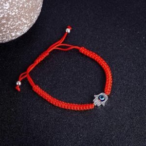 2HamsaHandRedStringBracelet-EvilEyeProtection.jpg Hamsa Hand Red String Bracelet - Evil Eye Protection