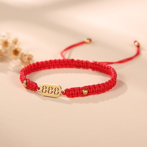 888 Wealth Luck Angel Number Bracelet