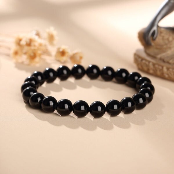 BlackTourmalineBeadsProtectionBracelet1.jpg Black Tourmaline Beads Protection Bracelet
