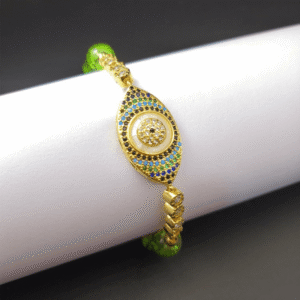 NaturalPeridotEvilEyeBracelet3_1.png Natural Peridot Style Evil Eye Bracelet