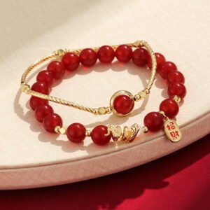 RedAgateFuBraceletSet1.jpg Red Agate Fu Bracelet Set
