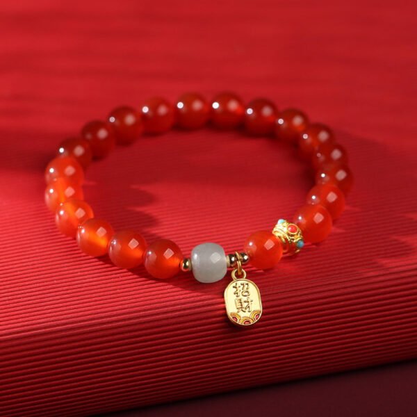RedAgateGoodFortuneBracelet1.jpg Red Agate Good Fortune Bracelet