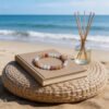 LuckyMoya Sunset Cat's Eye Feng Shui Bracelet | Warm Earthy Tones for Balance & Good Luck