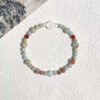LuckyMoya Ocean Jasper & Agate Energy Bracelet with Mother of Pearl Accent