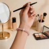 LuckyMoya Blush Cat's Eye Aura Bracelet | Self-Love & Gentle Positive Vibes