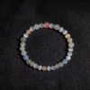 LuckyMoya Multi-Tone Pastel Cat's Eye Energy Bracelet with Rose Quartz Accent