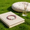 LuckyMoya Soft Pink Cat's Eye Energy Bracelet with Moonstone & Freshwater Pearls