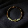 Image31 LuckyMoya Natural Sandalwood & Jade Energy Bracelet with Gourd Charm
