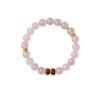 Image67 LuckyMoya Natural Rose Quartz Energy Bracelet with Sandalwood Accents