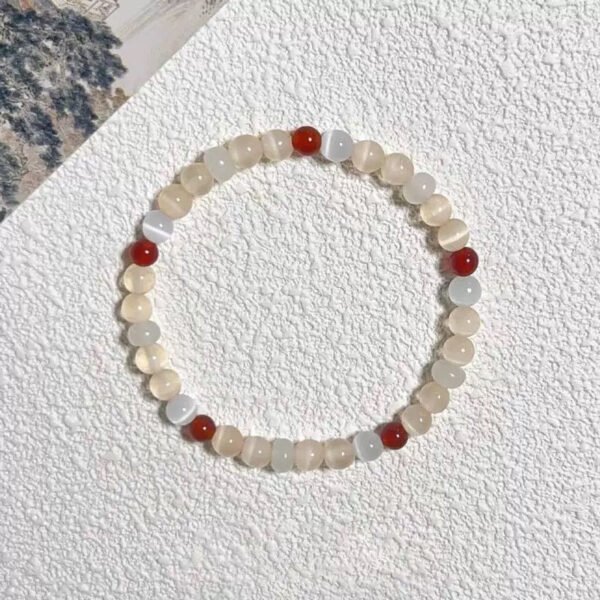 LuckyMoya Cat's Eye Aura Protection Bracelet | Gentle Calm & Grounding Vibes